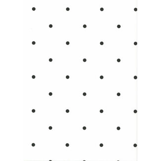 Fabs World Behang Kinderkamer Dots Zwart Fabs World