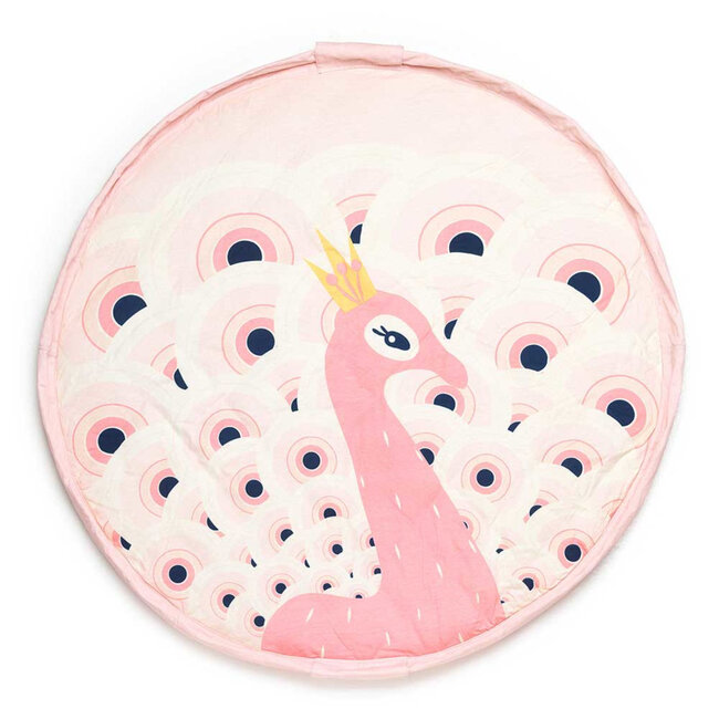 Play & Go  Play & Go Opbergzak en Speelgoedkleed Soft Peacock