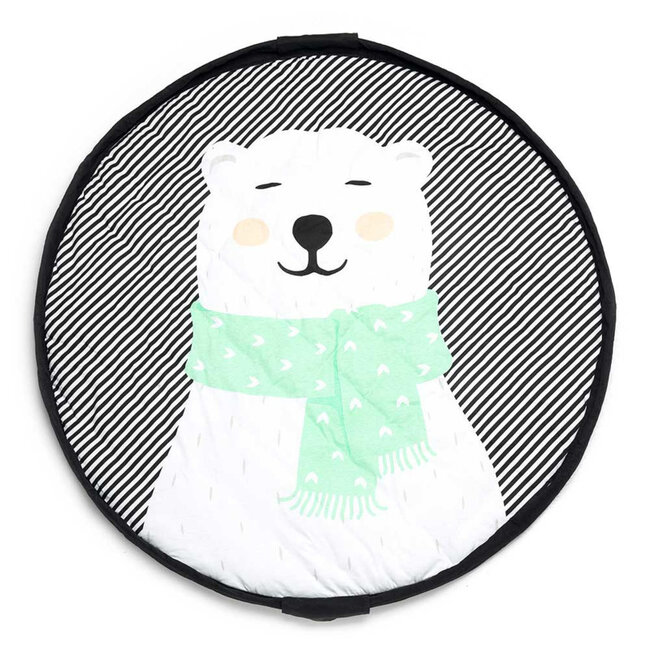 Play & Go  Play & Go Opbergzak en Speelgoedkleed Soft Polar Bear