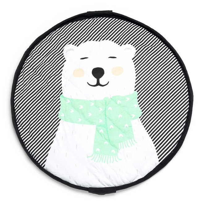 Play & Go Opbergzak en Speelgoedkleed Soft Polar Bear