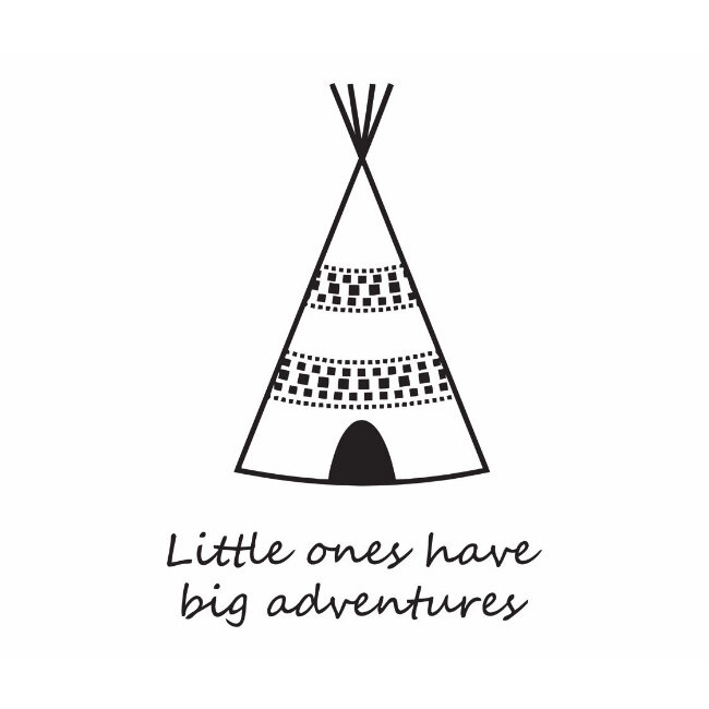 Fabs World Paneelbehang Kinderkamer Tipi 2 formaten Fabs World