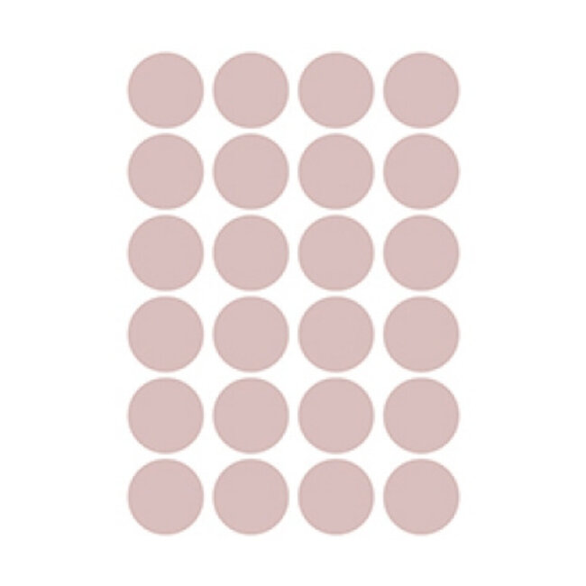 Lilipinso Muurstickers kinderkamer Big Dots Dusty Pink Lilipinso