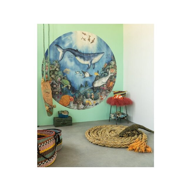 Hartendief Behangcirkel Kinderkamer Diepzee Droom