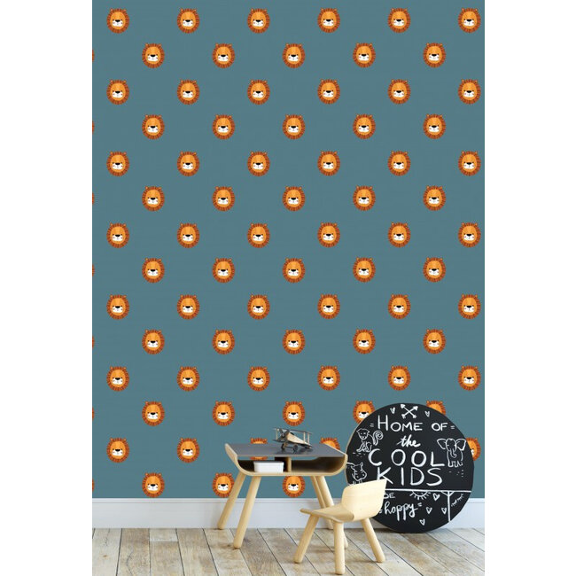 Designed4kids Behang Kinderkamer Lion Designed4kids