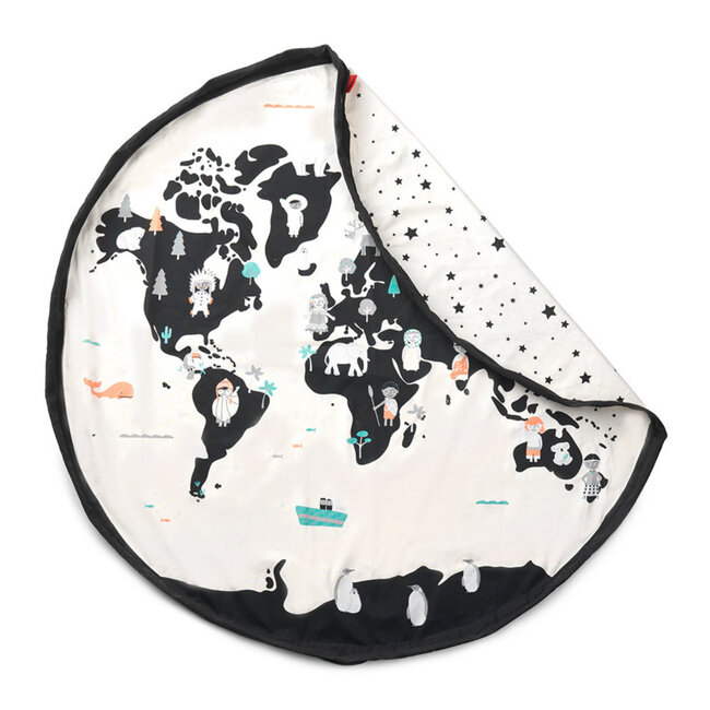 Play & Go  Play & Go Opbergzak en Speelgoedkleed World Map