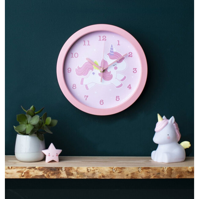 A Little Lovely Company Kinderkamer Klok Unicorn A Little Lovely Company