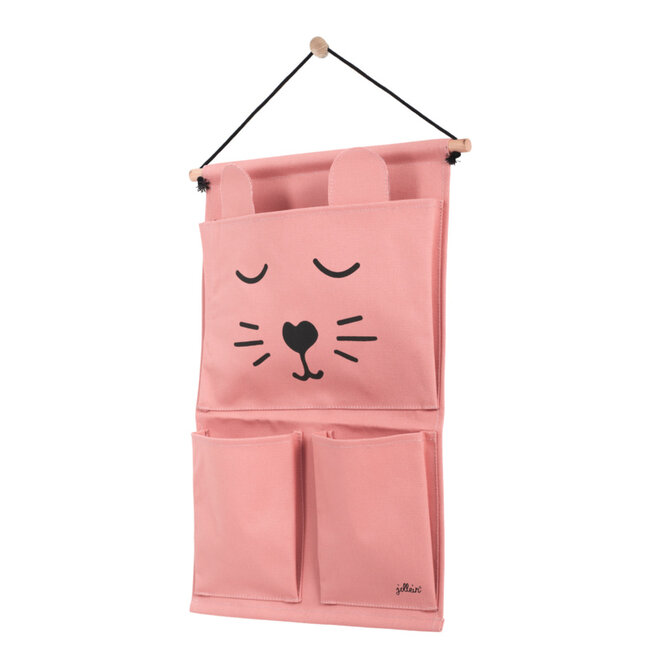 Jollein Wandorganizer Canvas Animal Club Rouge Jollein