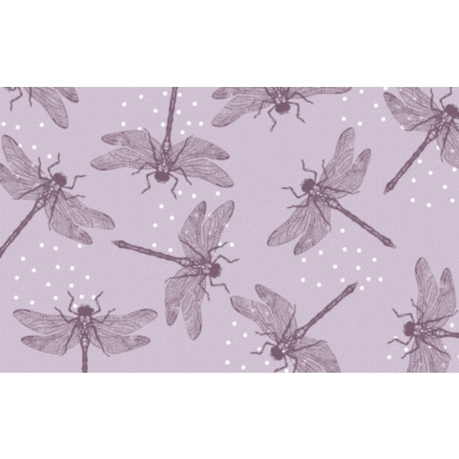 Vloerkleed Kinderkamer Libelle Lilac