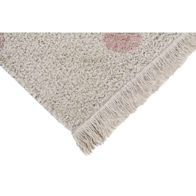 Lorena Canals Vloerkleed Kinderkamer Hippy Dots Natural Vintage Nude