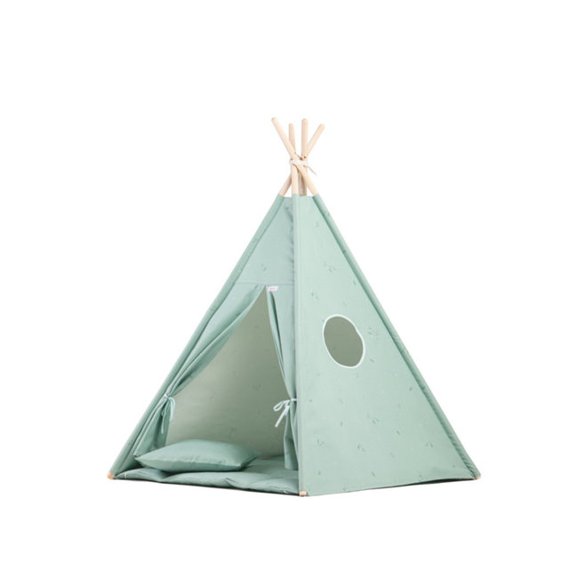 Tipi Tent / Speeltent Kinderkamer Minty Green Wigiwama