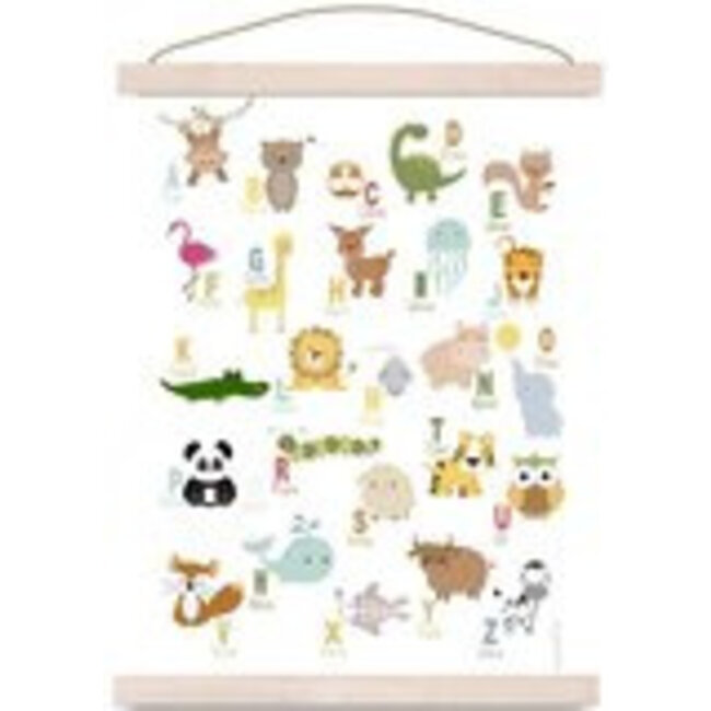 Designed4kids Kinderkamer Poster Alphabet Dieren