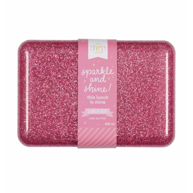 Lunchbox Glitter Roze A Little Lovely Company