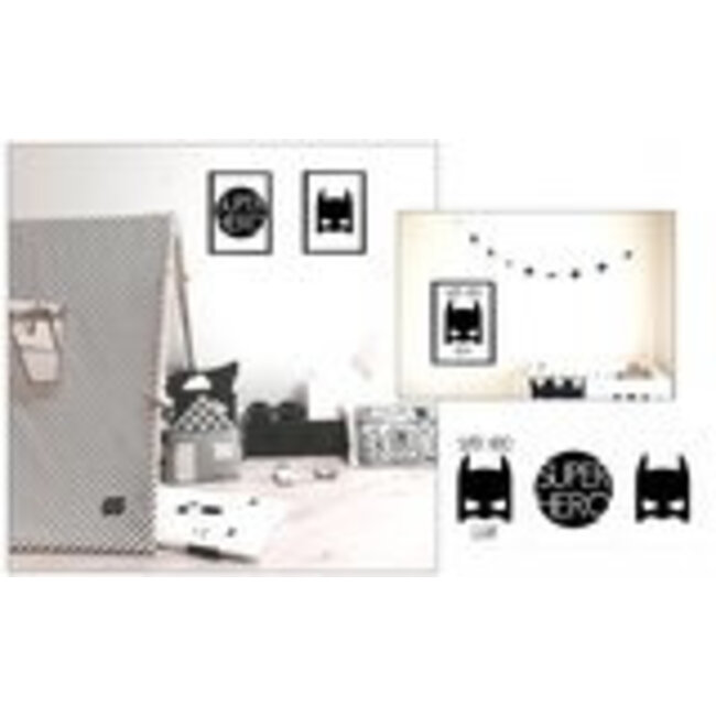 Designed4kids Poster Kinderkamer Super Hero