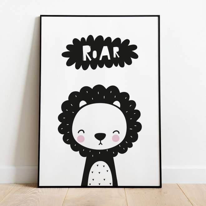 Poster Kinderkamer Leeuw Roar