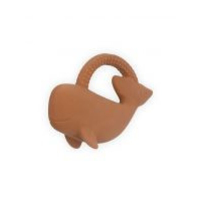 Jollein Bijtring Rubber Whale Caramel Jollein