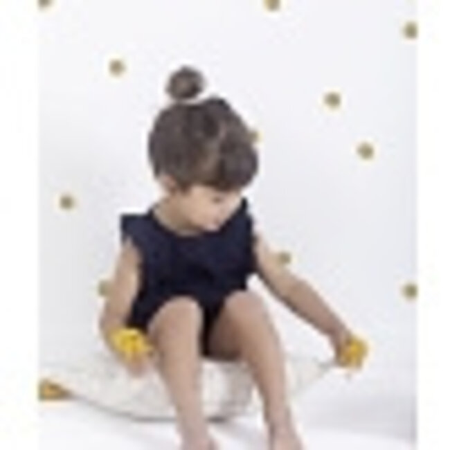 Lilipinso Muurstickers Kinderkamer Spots Mustard