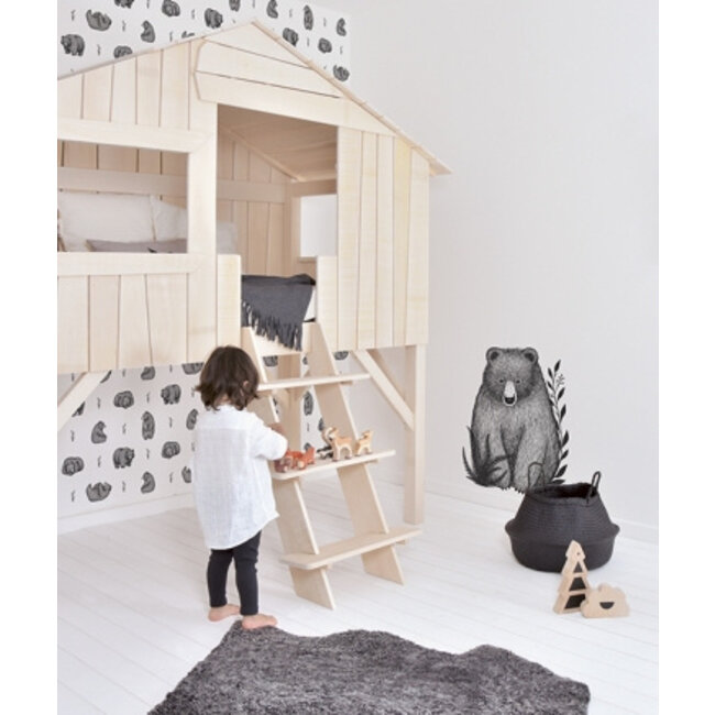 Lilipinso Muursticker Kinderkamer Sitting  XL Bear