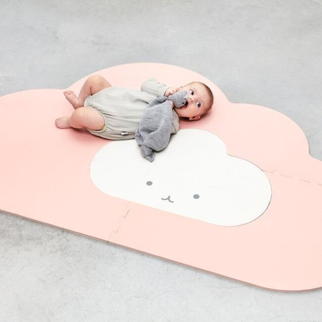 Quut Speelmat Kinderkamer Head in the Clouds Pink Quut