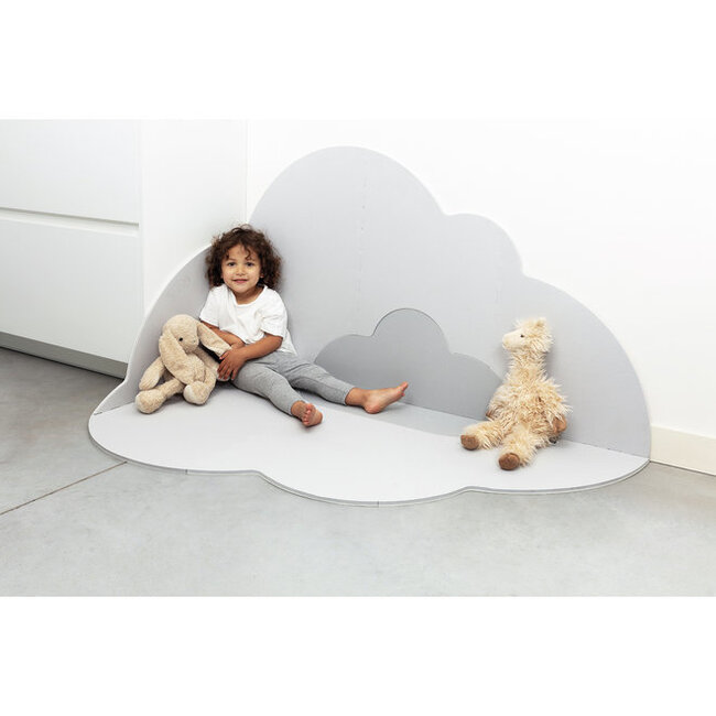 Quut Speelmat Kinderkamer Head in the Clouds L Grey