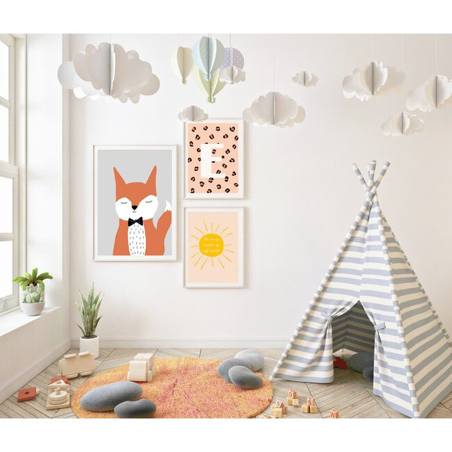 Pompelmoes Poster Kinderkamer Sleepy Fox A3