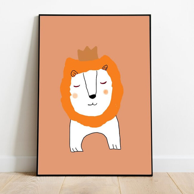 Pompelmoes Poster Kinderkamer Lion King A3