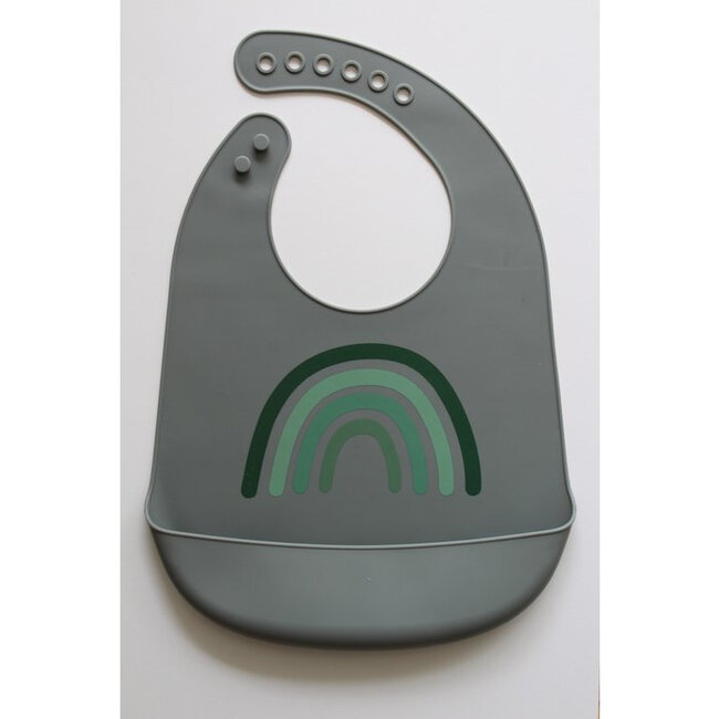 Jut & Julie Siliconen Slabber Groen Regenboog