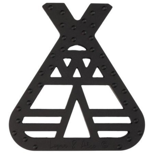 Logan & Alice Bijtspeeltje Tipi Zwart