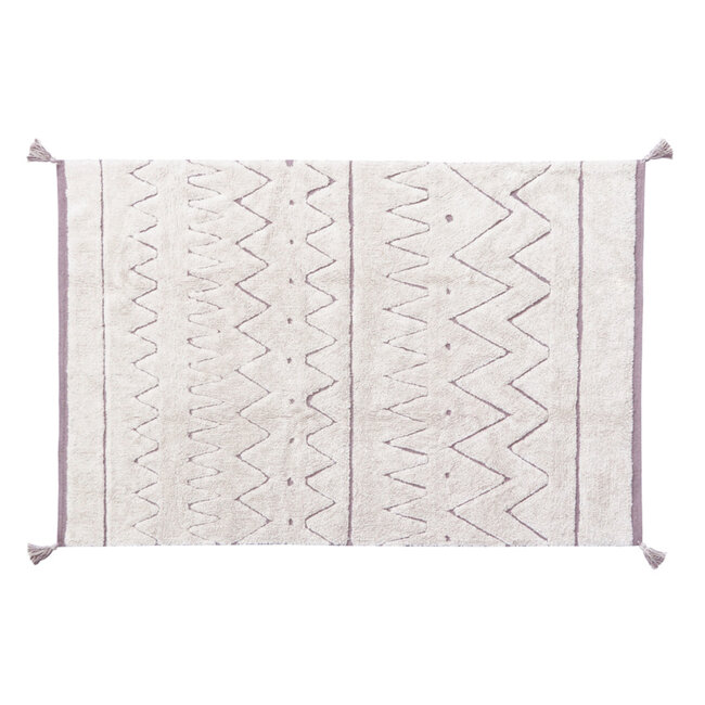 Lorena Canals Kinderkamer Vloerkleed Azteca Naturel Recycled 3 formaten