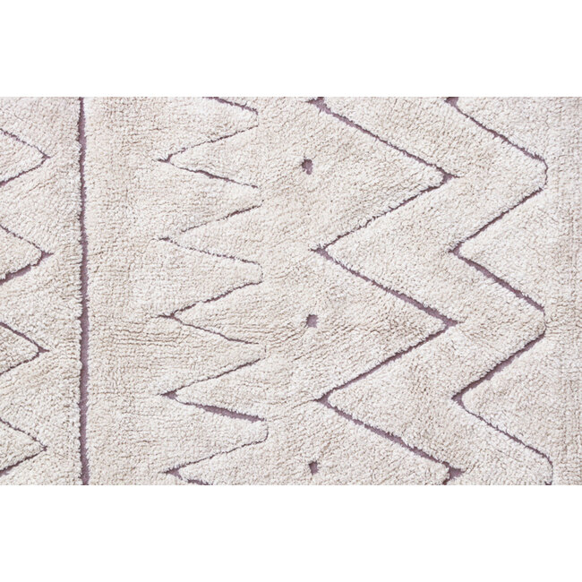 Lorena Canals Kinderkamer Vloerkleed Azteca Naturel Recycled 3 formaten