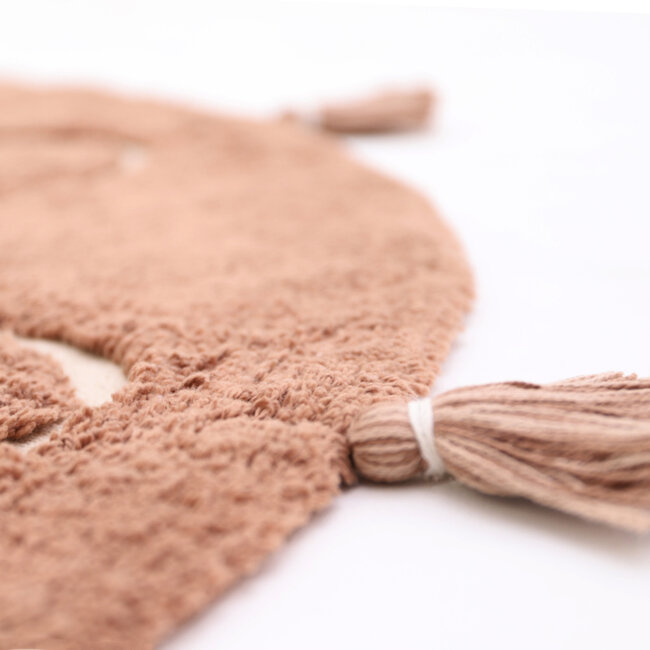 Nattiot Kinderkamer Vloerkleed Yva Brown Rond Nattiot