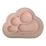Leo et Lea Siliconen Bord Dusty Rose met vakjes