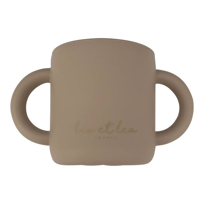 Siliconen Drinkbeker Beige