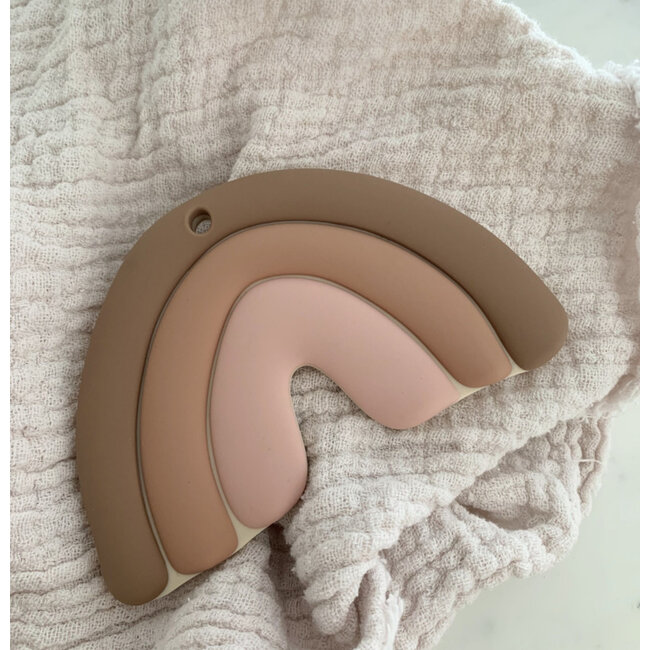 Leo et Lea Bijtspeeltje Siliconen Regenboog Nude