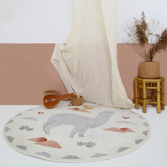 Nattiot Kinderkamer Vloerkleed Little Lama Nattiot