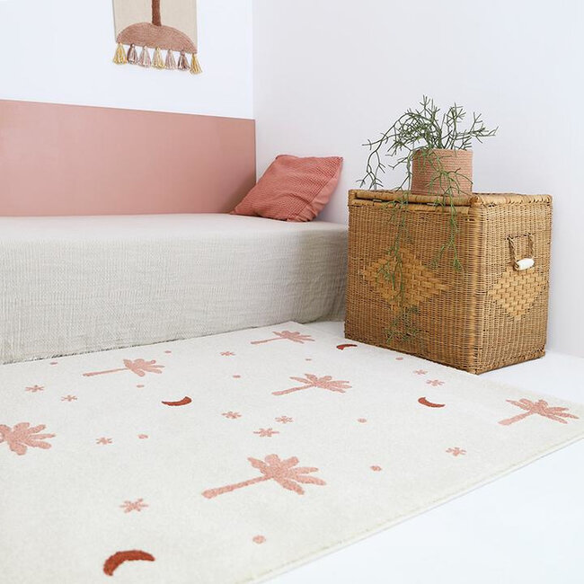 Nattiot Vloerkleed Kinderkamer Little Palm Sienna Nattiot