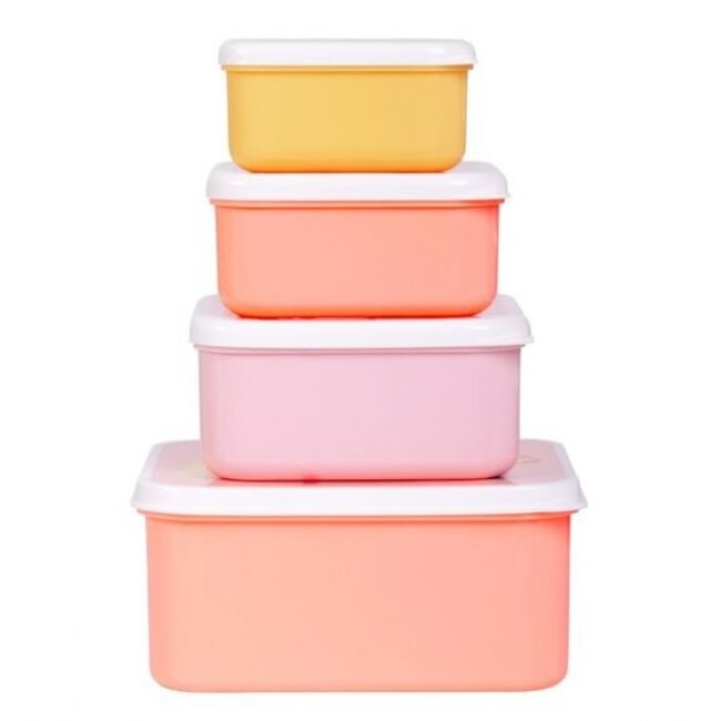 A Little Lovely Company Lunch & snack box set Zeemeerminnen A Little Lovely Company