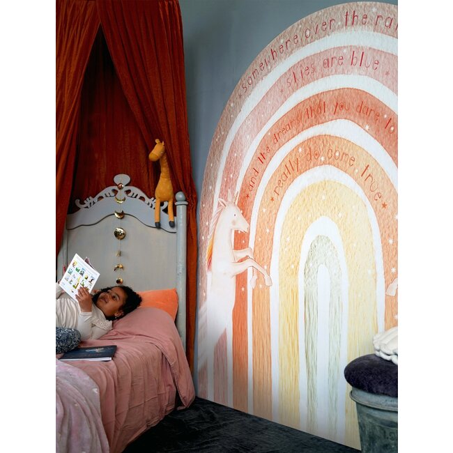 Hartendief Behang Kinderkamer Achter de Regenboog Hartendief