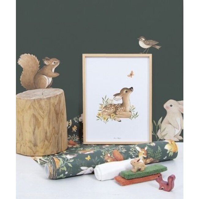 Lilipinso Behang Kinderkamer Pine Forest Friends Lilipinso
