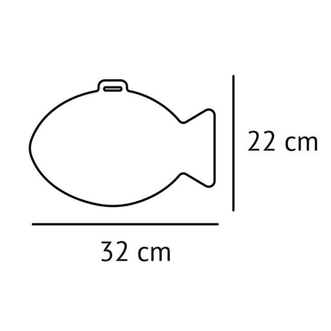Thresxics Kinderkamer Spiegel Vis