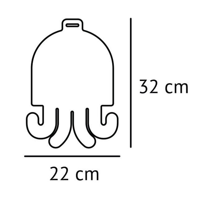 Thresxics Spiegel Kinderkamer Octopus Thresxics