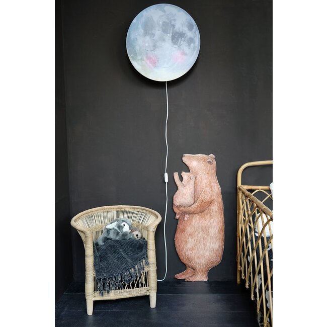 Hartendief Muursticker Kinderkamer Baby en Beer Hartendief