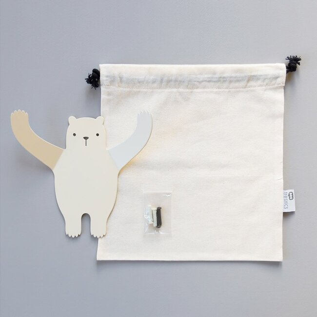 Thresxics Kinderkamer Kapstok Beige Bear Thresxics