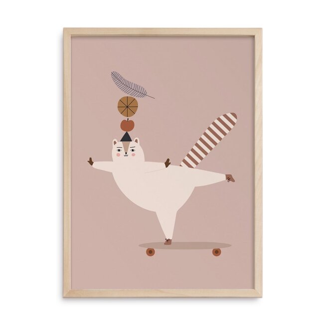 Little Otja Beer Eekhoorn Art Print A3