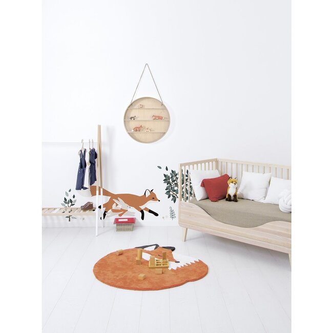 Lilipinso Muurstickers Kinderkamer Fox Forest Running Lilipinso