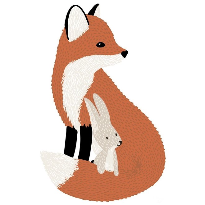 Muursticker Special Mr Fox