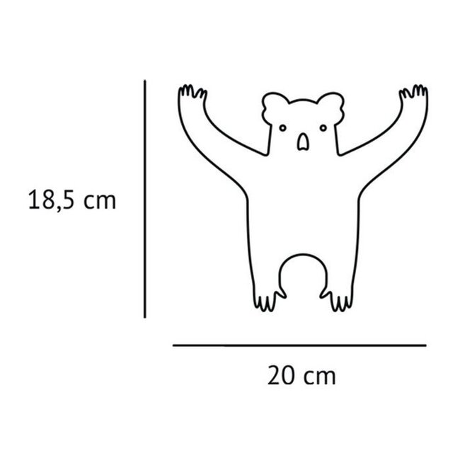 Thresxics Kinderkamer Kapstok Koala Thresxics