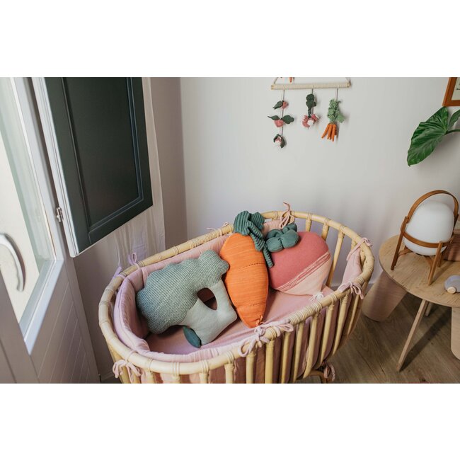 Lorena Canals Kussen Kinderkamer Cathy the Carrot Lorena Canals