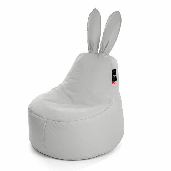 Qubo Beanbag Baby Rabbit diverse Grijstinten
