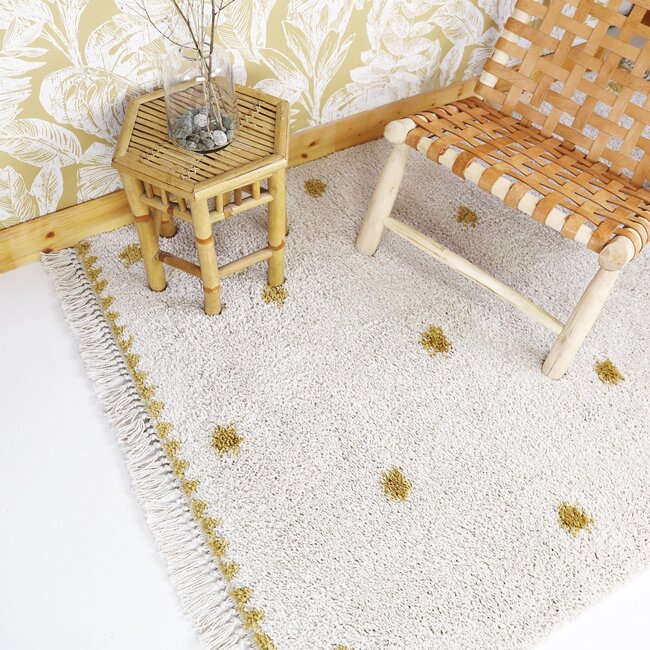 Nattiot Kinderkamer Vloerkleed Wooly Lemon