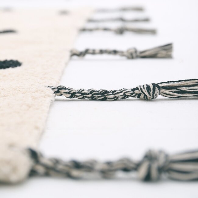 Nattiot Kinderkamer Vloerkleed Dots Black